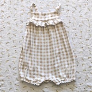 Baby Gap toddler gingham romper one piece